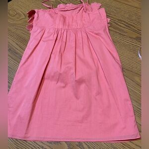 Coral pink spaghetti strap Jcrew dress